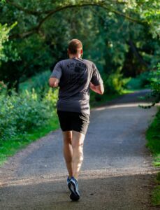 runner, jogging, run in the park